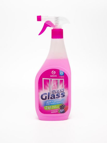 Изображение GRASS Clean Glass Универсалное очиститель стекол Лесные ягоды 600мл,
