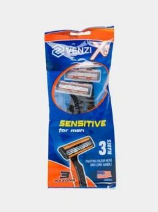 Изображение VENZI MEN  X3 Одноразовые бритвенные станки  3 шт