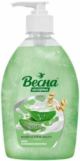 Изображение Весна жидкое крем-мыло алоэ и овсяное молочко 280 гр