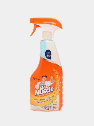 Изображение MR.MUSCLE Спрей Эксперт для кухни свежесть лимона 500 мл