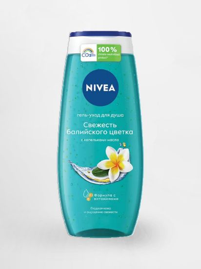 Изображение NIVEA гель для душа для женщин свежесть балийского цветка 250 мл