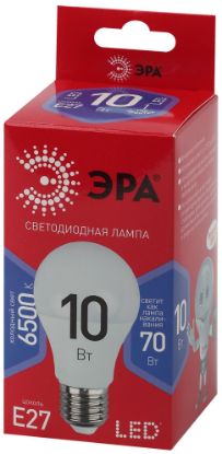 Изображение Лампа A60-10W-865-E27 груша, 70Вт холодный