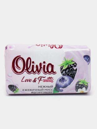 Изображение OLIVIA мыло ежевичный мусс 140 гр