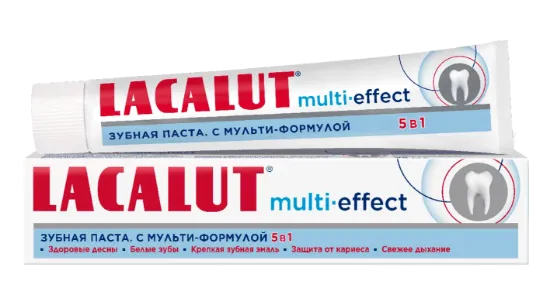 Изображение 6223 Lacalut Multi-effect зубная паста, 75 мл