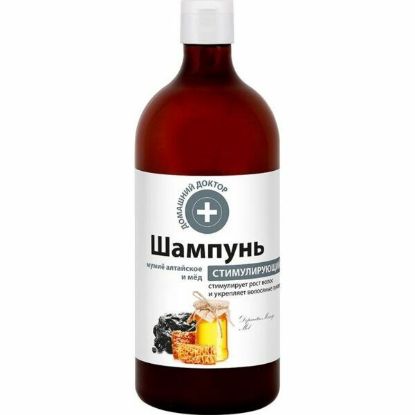 Изображение Домашний доктор шампунь Мумие алтайское и мёд 1000 мл