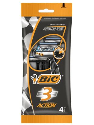 Изображение BIC Набор бритвенных станков ACTION 4шт