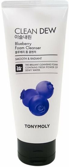Изображение Пенка для умывания с экстрактом голубики./CLEAN DEW BLUEBERRY FOAM CLEANSER 180ml