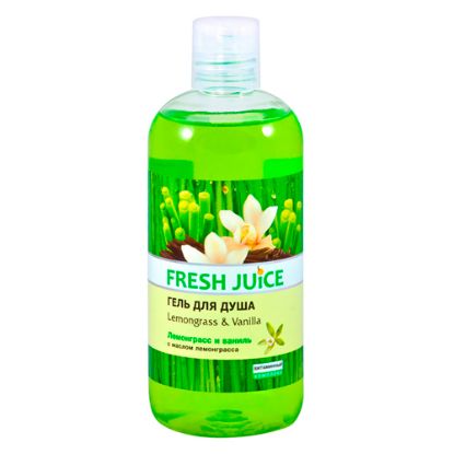 Изображение FRESH JUICE гель для душа LEMONGRASS&VANILLA 500 мл