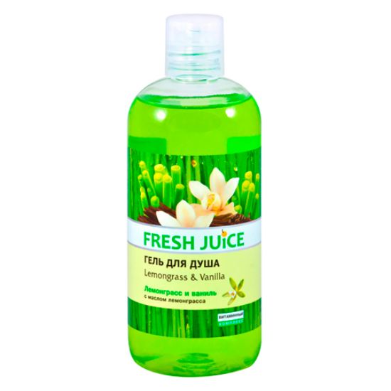 Изображение FRESH JUICE гель для душа LEMONGRASS&VANILLA 500 мл