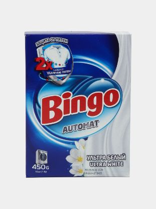 Изображение BINGO авт порошок ULTRA белый 450 гр