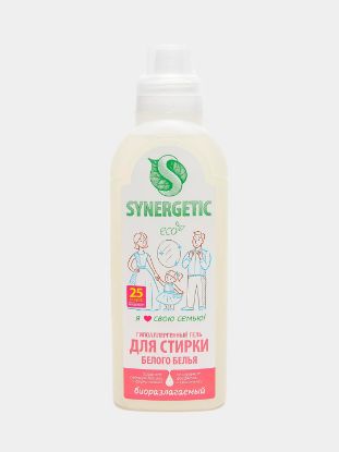 Изображение SYNERGETIC Гель для стирки белого белья 0,75 л