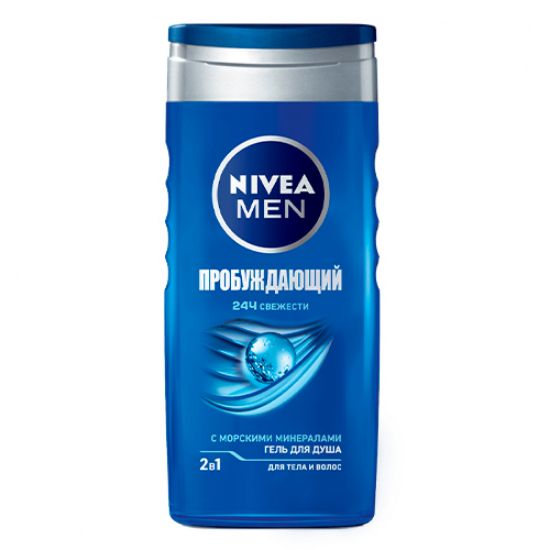 Изображение NIVEA гель для душа для мужчин Пробуждающий 250 мл
