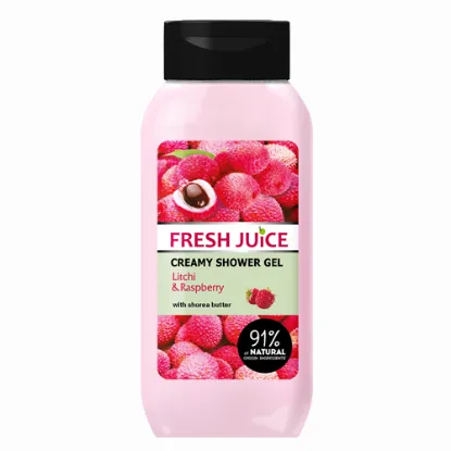 Изображение FRESH JUICE крем-гель для душа LITCHI&RASPBERRY 400мл