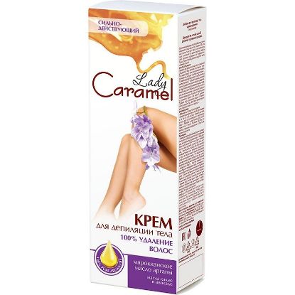 Изображение LADY CARAMEL крем для депиляции тела 100% удаление волос 100 мл