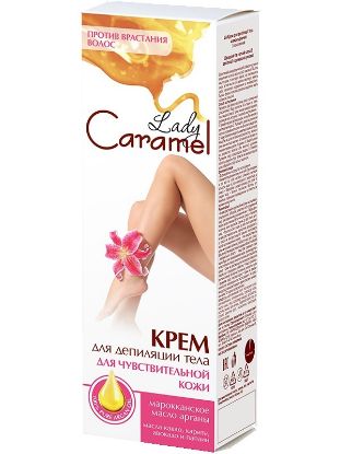 Изображение LADY CARAMEL крем для депиляции тела для чувствительной кожи 100 мл