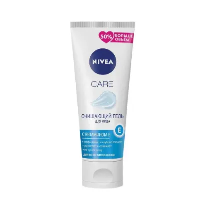 Изображение NIVEA очищающий гель для лица CARE 225 мл