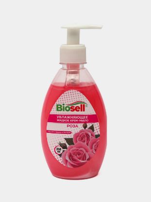 Изображение BIOSELL жидкое мыло Роза 350 мл
