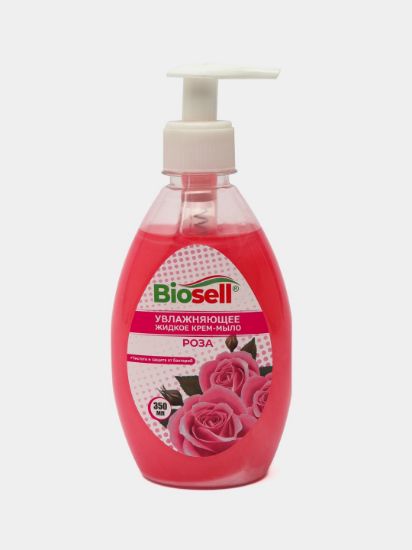 Изображение BIOSELL жидкое мыло Роза 350 мл