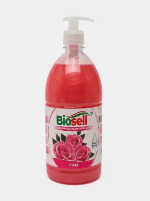 Изображение BIOSELL жидкое мыло Роза 1000 мл
