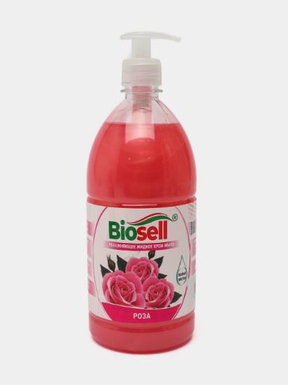 Изображение BIOSELL жидкое мыло Роза 1000 мл
