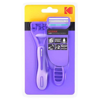 Изображение KODAK станки одноразовые 6 лезвий purple