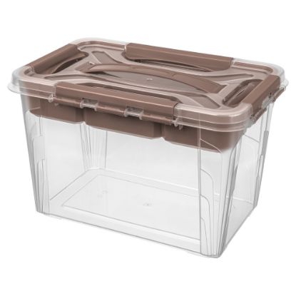 Изображение Ящик универсальный с замками и вставкой органайзером GRAND BOX 6,65л