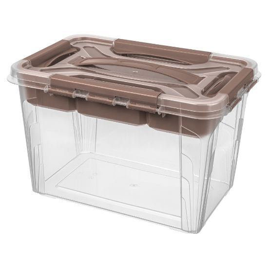 Изображение Ящик универсальный с замками и вставкой органайзером GRAND BOX 6,65л