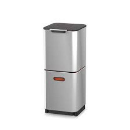 Изображение Мусорный ящик металлический Totem 40 Stainless Steel арт.30063