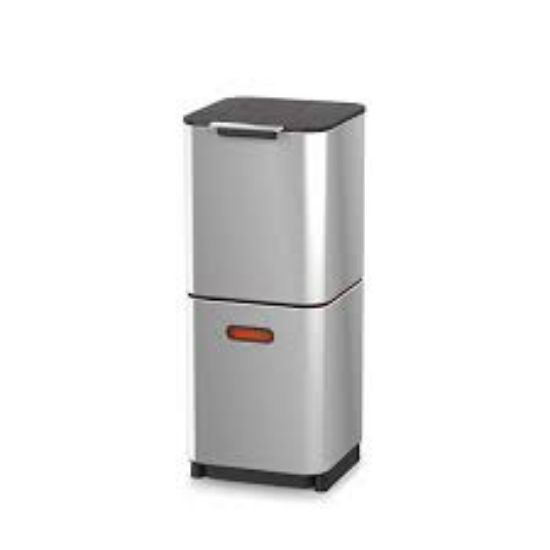 Изображение Мусорный ящик металлический Totem 40 Stainless Steel арт.30063