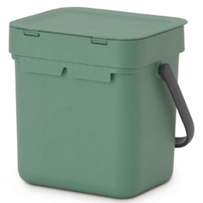 Изображение BRABANTIA Мусорное ведро Sort & Go, 6л Jade Green