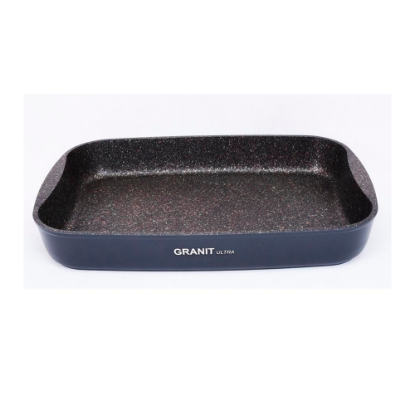 Изображение KUKMARA Противень 335x220x55мм GRANIT ULTRA ПГО01A