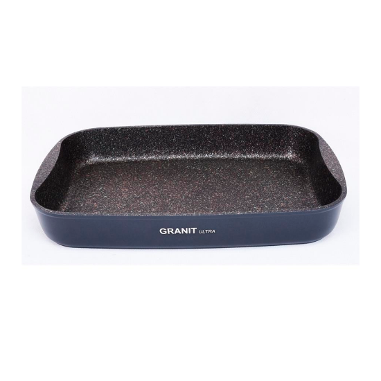 Изображение KUKMARA Противень 335x220x55мм GRANIT ULTRA ПГО01A