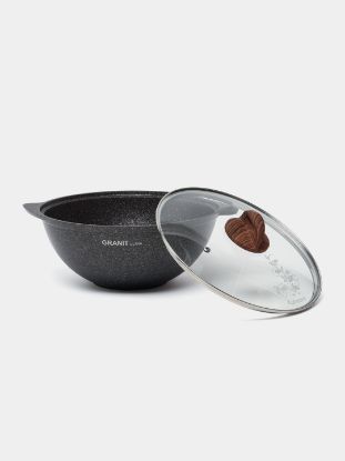 Изображение KUKMARA Казан с стек. крышкой 7л GRANIT ULTRA КГО75