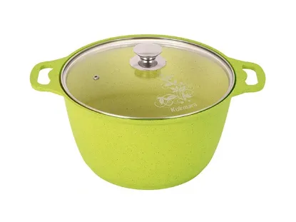 Изображение KUKMARA Кастрюля 6л со стек.крышкой LIME К61TSL