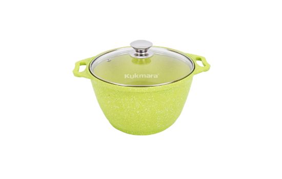 Изображение KUKMARA Кастрюля 4л со стек.крышкой LIME К41TSL