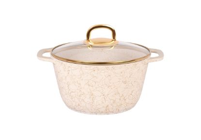 Изображение KUKMARA кастрюля с криш GRACE белый 2,5 л кбз25а