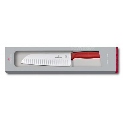 Изображение VICTORINOX нож SANTOKU с желобком 6852117G