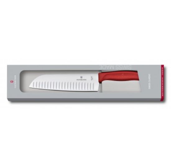 Изображение VICTORINOX нож SANTOKU с желобком 6852117G