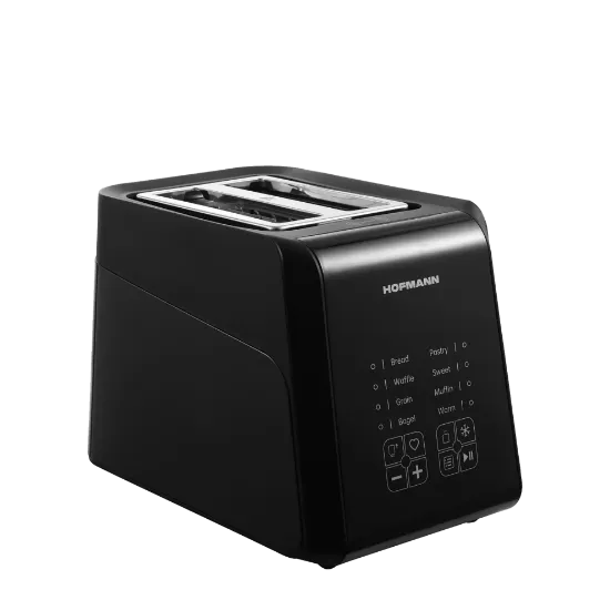 Изображение Электрические бытовые тостеры марки HOFMANN модель STT1407LCB/HF Цвет: Черный, Материал корпуса: мет
