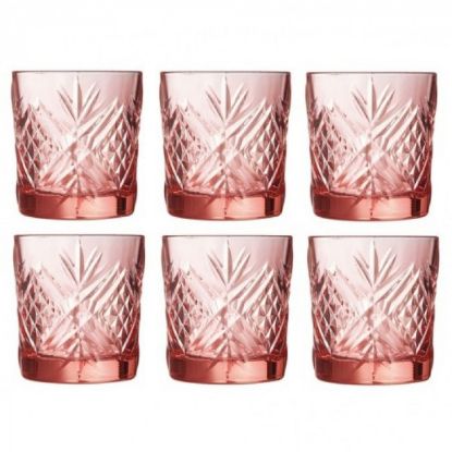 Изображение LUMINARC Стакан низкий 6pcs Забьцбург розовый 300мл P9167