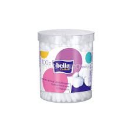 Изображение Ватные палочки Bella cotton 100 в полипропиленовой упаковке (кругл.)