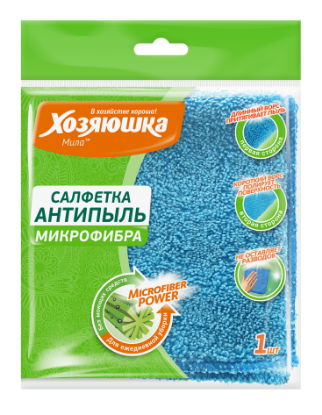 Изображение ХОЗЯЮШКА Мила салфетка АНТИПЫЛ 30830см 1 шт 04035
