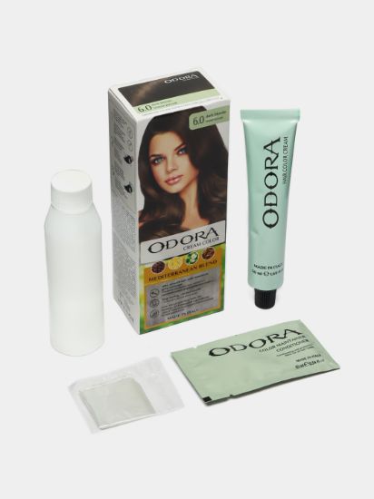 Изображение Краска для волос Odora Kit 50 Ml 6.0 цвет: темно-русый