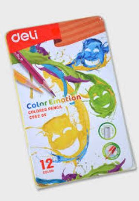 Изображение DELI карандаш цветной 12цв C00205