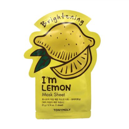 Изображение Маска для лица с экстрактом лимона./I AM LEMON MASK SHEET - BRIGHTENING 21ml
