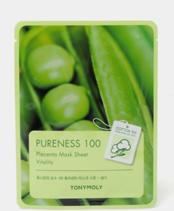 Изображение Маска для лица PURENESS 100 PLACENTA MASK SHEET 21ml