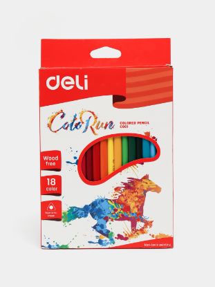 Изображение DELI Карандаши цветные 18 цв 110