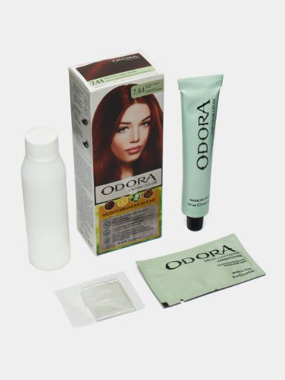 Изображение Краска для волос Odora Kit 50 Ml 7.44 цвет: светло-русый медный интенсивный
