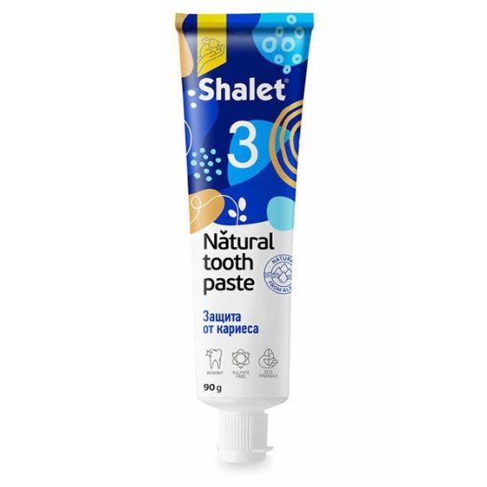 Изображение SHALET Зубная паста защита от кариеса, 90гр (РК)