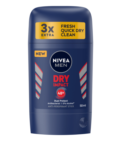 Изображение Nivea Антиперспирант для тела шариковый "Dry Impact" серии "Nivea men" 50 ml